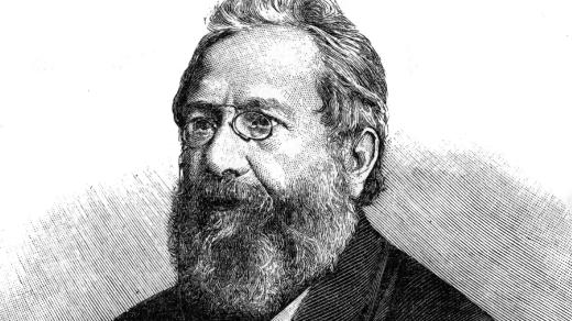 Jan Neruda (portrét podle fotografie z konce 19. století)