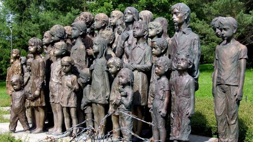 Pomník dětským obětem války, Lidice