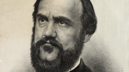 František Ladislav Rieger an portrétu Karla Klíče