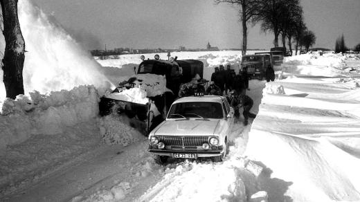 Extrémní zima v roce 1979 postihla i Německo