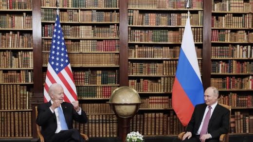 Červnové jednání prezidenta USA Joa Bidena s Vladimirem Putinem v Ženevě