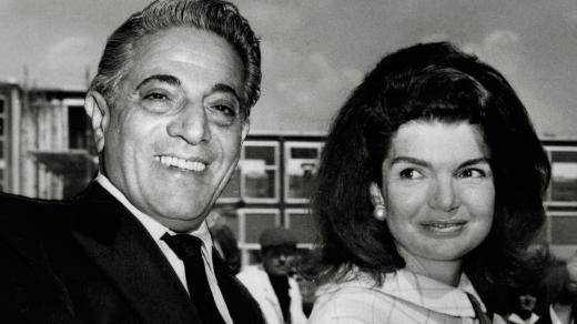 Aristoteles Onassis a Jacqueline Kennedyová Onassisová v roce 1968