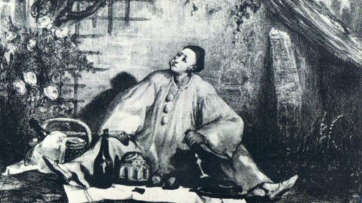 Jean-Gaspard Deburau: Pierrot gourmand, 1830