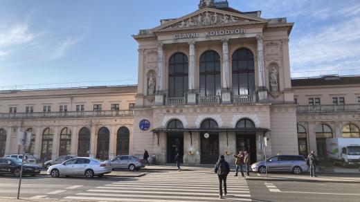 Ulice barona Trencka v Záhřebu se nachází na dohled od hlavního nádraží