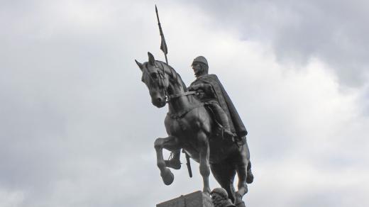 jezdecká socha sv. Václava