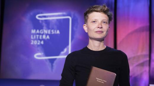 Spisovatelka a držitelka Magnesie Litery 2024 Alena Machoninová