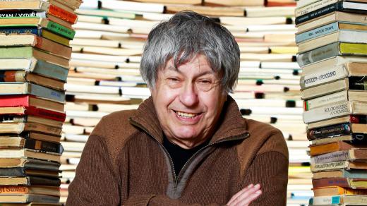 Ivan Klíma v Městské knihovně v Praze (2014)