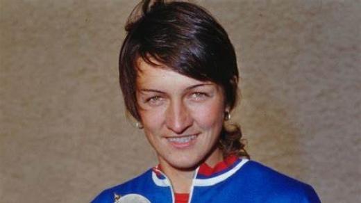 Eva Šuranová s bronzovou olympijskou medailí z Mnichova