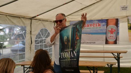 Návštěvníci Slavonice Festu měli jako první možnost vidět nový český film Toman. Na snímku režisér Ondřej Trojan