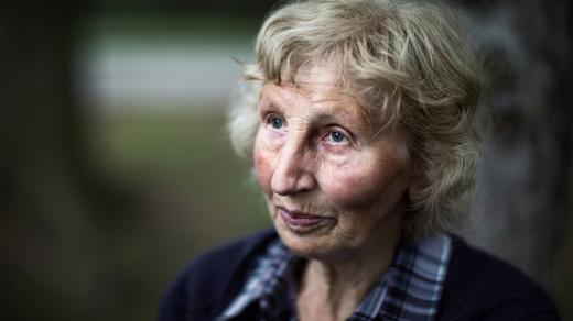 Jarmila Doležalová starší, poslední žijící obyvatelka Ležáků