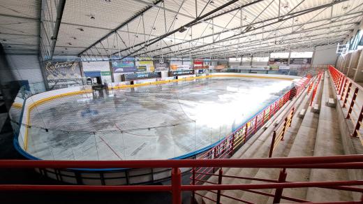 Zimní stadion Uherský Ostroh, rekonstrukce chlazení ledové plochy