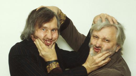 Jiří Wimmer a Karel Černoch v roce 1990