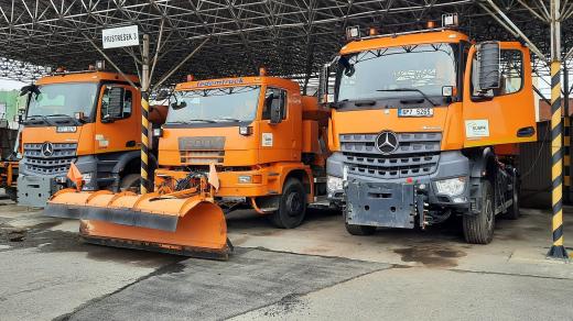 Silničářům začala zimní sezóna