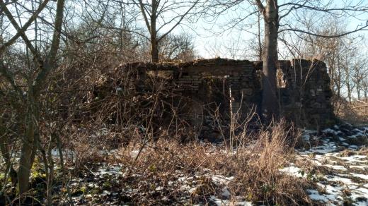 Pozůstatky obce Hrachoviště ve Středních Brdech