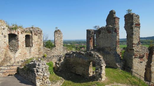 Zřícenina hradu Košumberk, pozůstatky hradního jádra