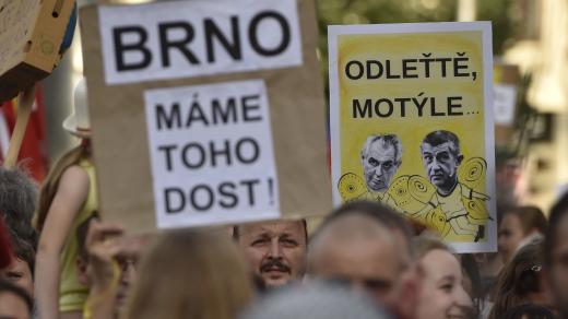 Demonstrace proti premiérovi Andreji Babišovi a za nezávislost justice