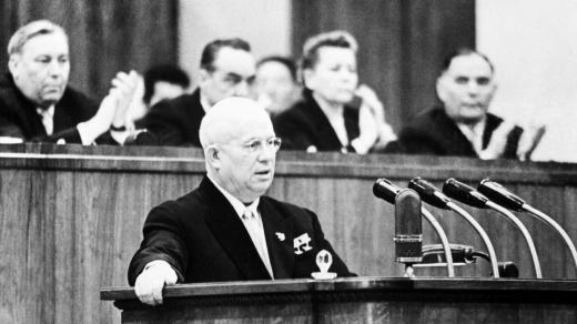 Nikita Chruščov, v roce 1959 první tajemník ÚV KSSS