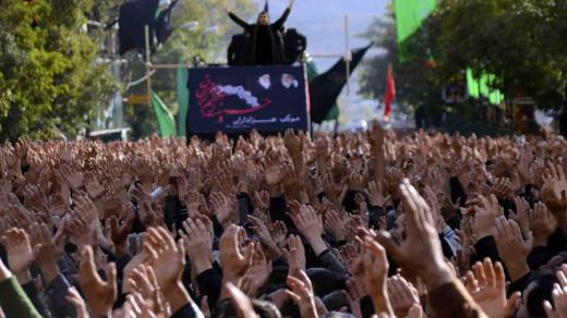 Rituální oplakávání smrti ímána Husejna během měsíce Muharram
