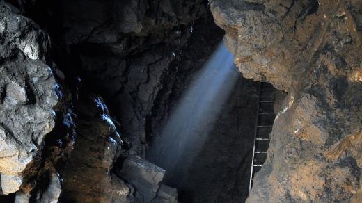 Hanychovská jeskyně v Liberci pod Ještědem