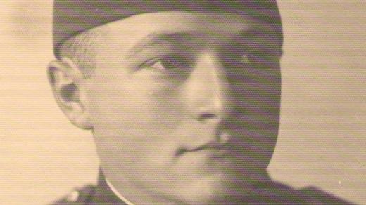 František Schnurmacher v době základní vojenské služby v první polovině 30. let 20. století