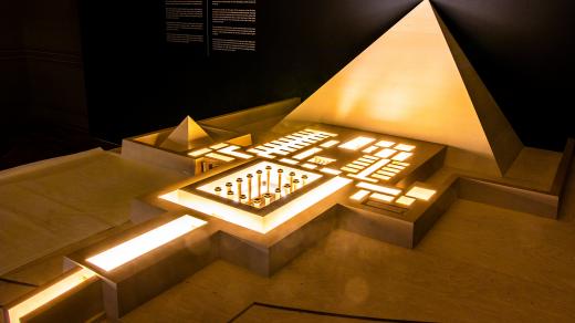 Zádušní komplex králů Staré říše, expozice Sluneční králové v Národním muzeu