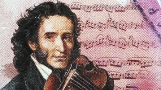 Niccolo Paganini na poštovní známce