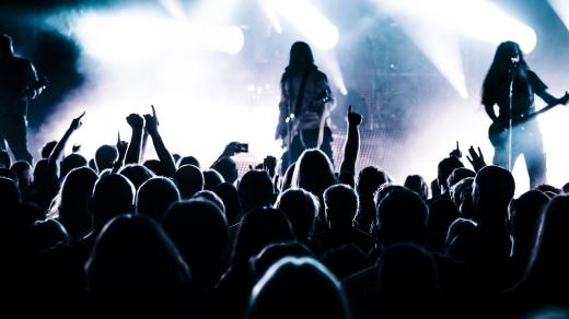 Koncert, rock, metal, ilustrační foto