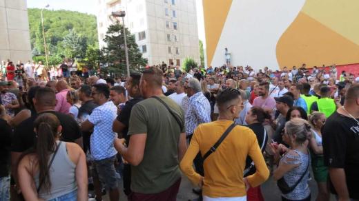 Demonstrace v Krupce