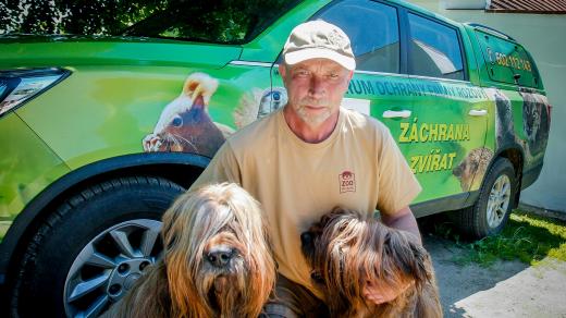 Petr Skála, vedoucí Záchranné stanice pro volně žijící živočichy při Jihočeské zoologické zahradě Hluboká nad Vltavou