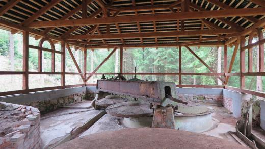 Arnoštova leštírna je dnes částečně přístupná turistům