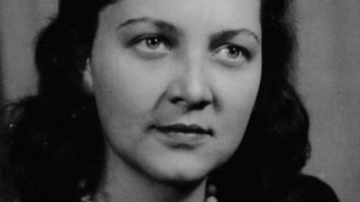 Heda Čechová (roz. Šimandlová) na archivní fotografii z roku 1949