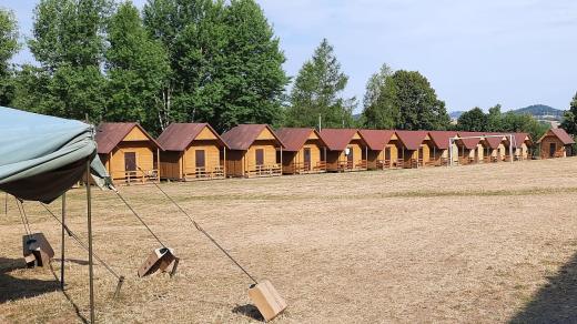 Chatkový tábor v Orlovicích na Domažlicku