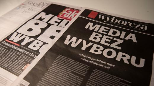 Polská soukromá média protestují proti nové dani z reklamy (Polish media protest against tax on advertising revenue)
