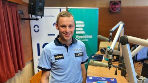 Koordinátor prevence kriminality Martin Hron z krajského ředitelství policie Kraje Vysočina
