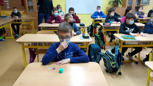 Testování žáků v ZŠ Žalany na Teplicku