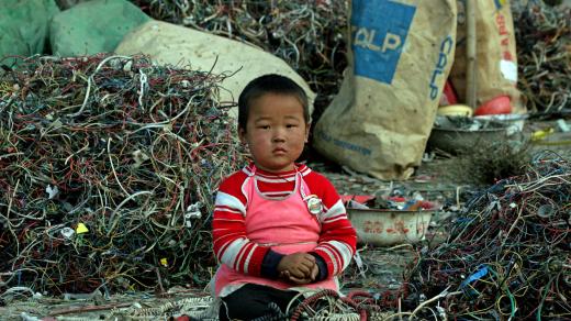 dětská práce - odpad - elektroodpad