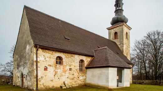 Kostel sv. Vavřince v Klení na Českokrumlovsku