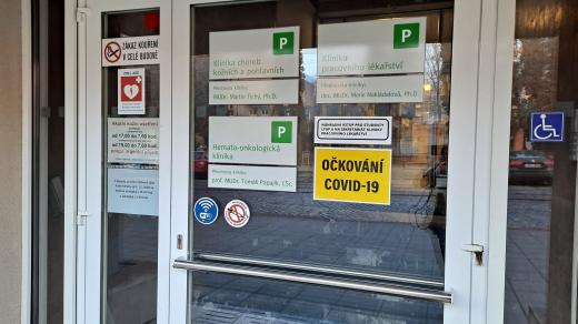 Očkování proti covid-19 v Olomoucké fakultní nemocnici