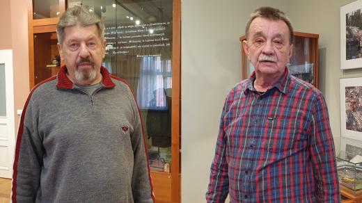 Exhasiči Václav Liboška (vlevo) a Petr Gurný