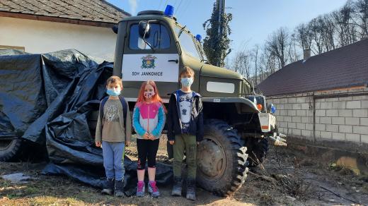 Jankovice, na opravu hasičské V3S přispěly i děti