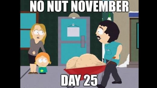 No Nut November meme
