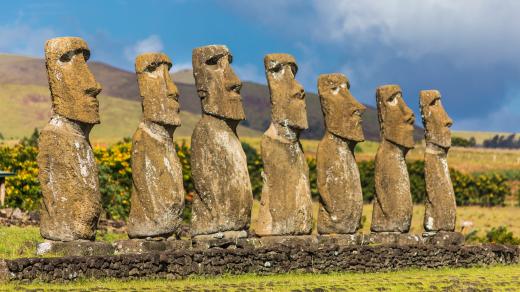 Velikonoční ostrov, sochy moai