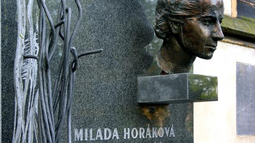 Milada Horáková, hřbitov Slavín, Vyšehrad (UNESCO), Praha