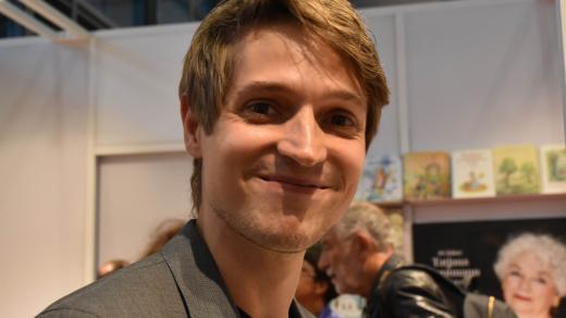 Spisovatel Benedict Wells na Frankfurt book fair 2018