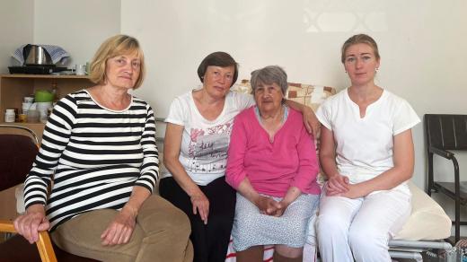 Ukrajinky v Domově pro seniory v Tmavém Dole na Trutnovsku