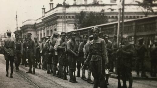 Historická fotografie československých legionářů