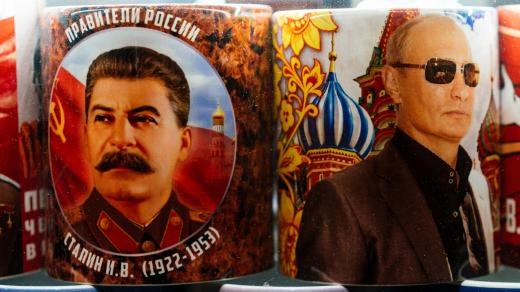 Josif Vissarionovič Stalin a Vladimir Putin