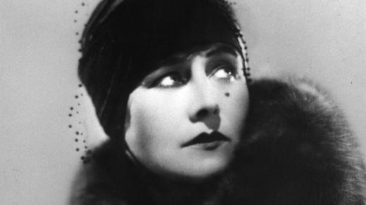 Česká filmová herečka Anna Sedláčková v roce 1928