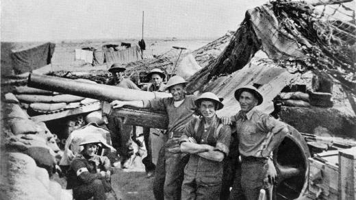 Českoslovenští vojáci v Tobruku (ilustr. foto)