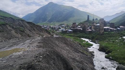 Ušghuli je vůbec nejvýše položenou osadou v Evropě
